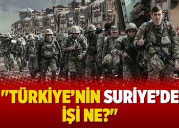 “Türkiye’nin Suriye’de işi ne?”