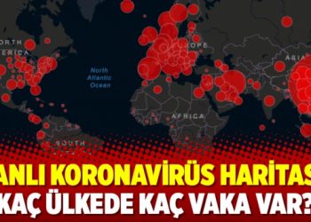 Canlı koronavirüs haritası: Kaç ülkede kaç vaka var?