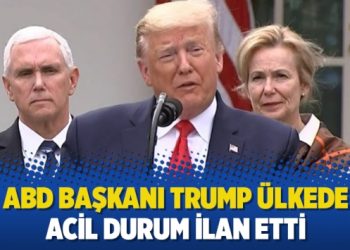 ABD Başkanı Trump ülkede acil durum ilan etti