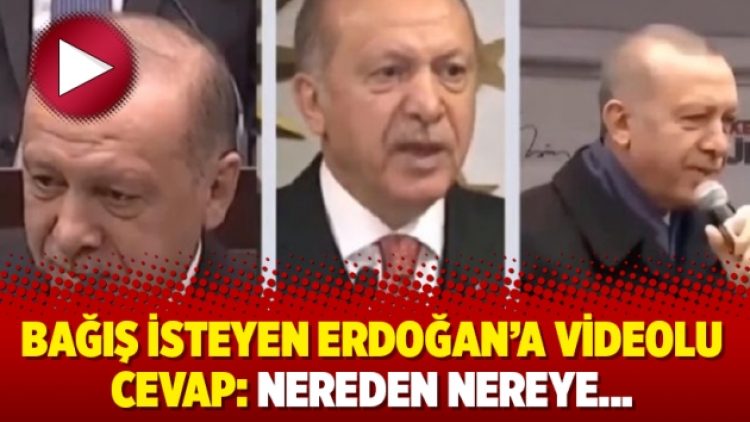 Bağış isteyen Erdoğan’a videolu cevap: Nereden nereye…