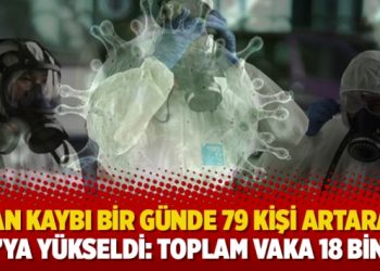 Can kaybı bir günde 79 kişi artarak 356’ya yükseldi: Toplam vaka 18 bin 135