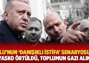 Soylu’nun ‘danışıklı istifa’ senaryosuyla fiyasko örtüldü, toplumun gazı alındı