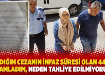 Gazeteci Büşra Erdal: Aldığım cezanın infaz süresi olan 44 ayı tamamladım neden tahliye edilmiyorum?