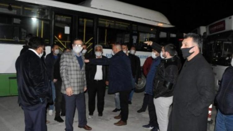 Kayseri’de 850 otobüs şoförü karantinaya alındı