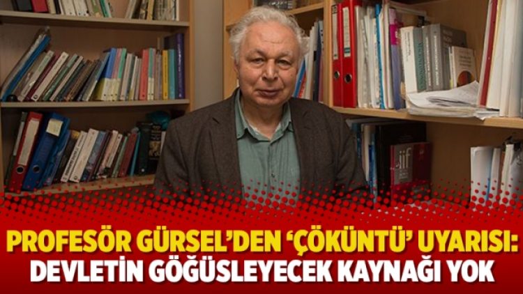 Profesör Gürsel’den ‘çöküntü’ uyarısı: Devletin göğüsleyecek kaynağı yok