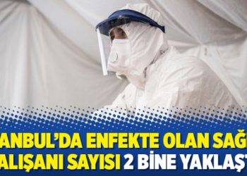 İstanbul’da enfekte olan sağlık çalışanı sayısı 2 bine yaklaştı