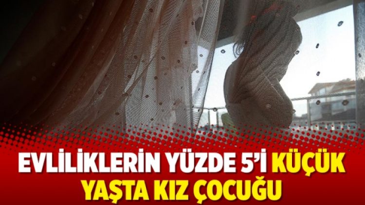 Evliliklerin yüzde 5’i küçük yaşta kız çocuğu