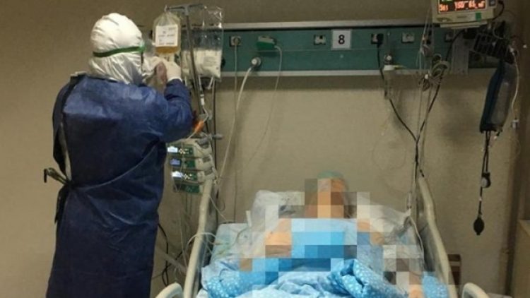 Korona şüphelisi hastaneden kaçmak isterken canından oldu