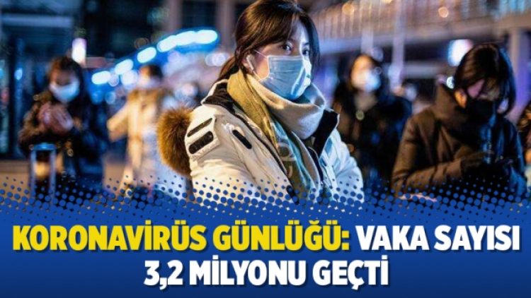 Koronavirüs Günlüğü: Vaka sayısı 3,2 milyonu geçti