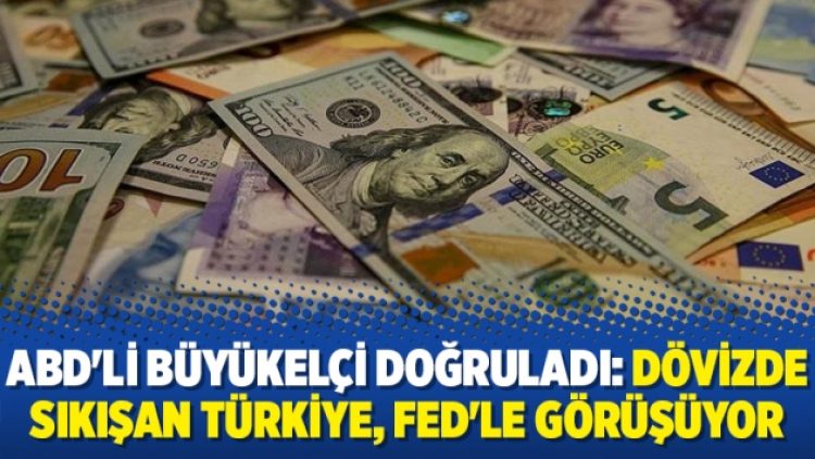 ABD’li büyükelçi doğruladı: Dövizde sıkışan Türkiye, FED’le görüşüyor