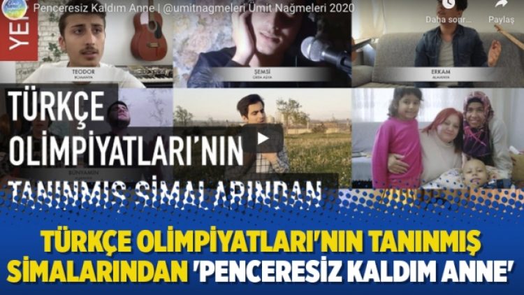 Türkçe Olimpiyatları’nın tanınmış simalarından ‘Penceresiz kaldım anne’