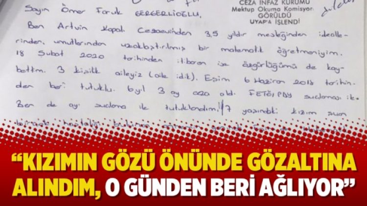 Tutuklu öğretmen Betül Çil: “Kızımın gözü önünde gözaltına alındım, o günden beri ağlıyor”