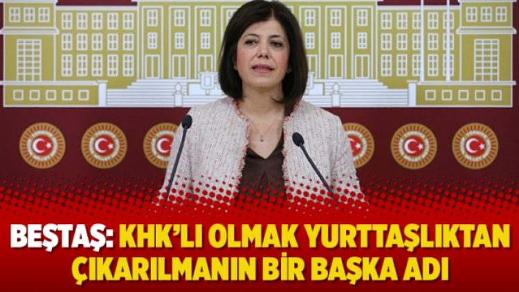 Beştaş: KHK’lı olmak yurttaşlıktan çıkarılmanın bir başka adı
