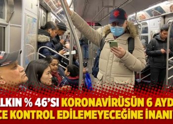 Halkın yüzde 46’sı koronavirüsün 6 aydan önce kontrol edilemeyeceğine inanıyor