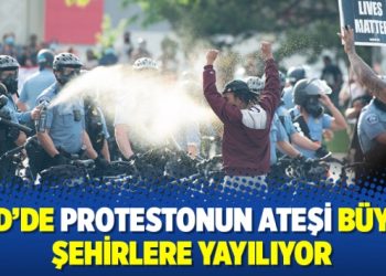 ABD’de protestonun ateşi büyük şehirlere yayılıyor