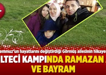 Mülteci kampında Ramazan ayı ve bayram