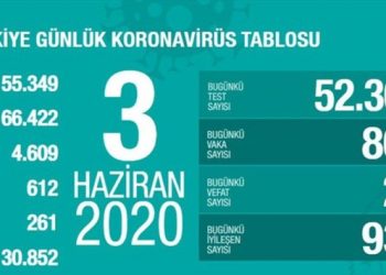 Son 24 saatte vaka sayısı 867, vefat sayısı 24