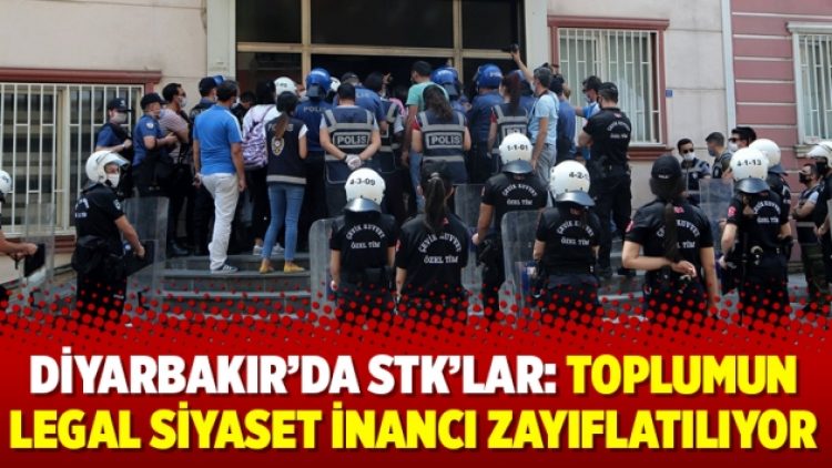 Diyarbakır’da STK’lar: Toplumun legal siyaset inancı zayıflatılıyor
