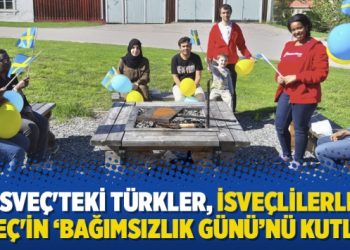 İsveç’teki Türkler, İsveçlilerle İsveç’in ‘Bağımsızlık Günü’nü kutladı