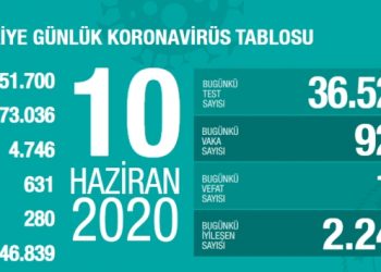 Salgında son 24 saatte 17 can kaybı, 992 yeni vaka