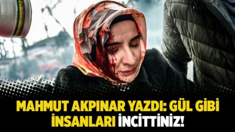 Gül gibi insanları incittiniz!