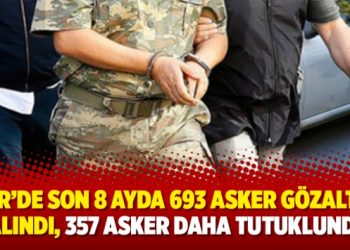 İzmir’de son 8 ayda 693 asker gözaltına alındı, 357 asker daha tutuklundı