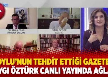 Soylu’nun tehdit ettiği gazeteci Saygı Öztürk canlı yayında ağladı