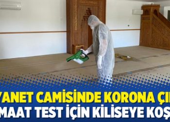 Diyanet camisinde korona çıktı cemaat test için kiliseye koştu