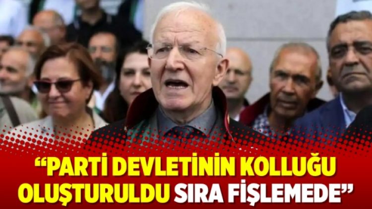 Kaboğlu: Parti devletinin kolluğu oluşturuldu sıra fişlemede