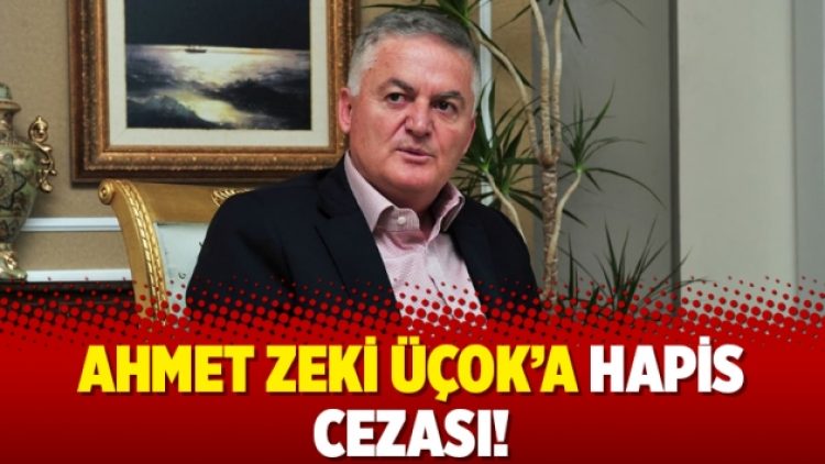Ahmet Zeki Üçok’a hapis cezası!