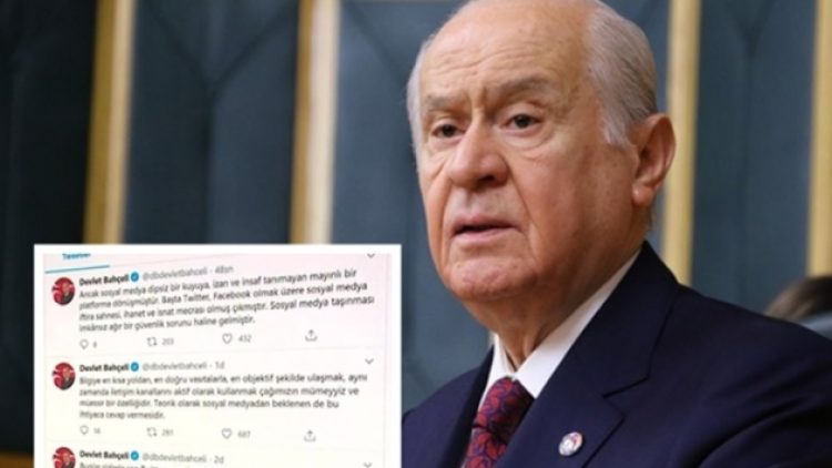 Bahçeli, sosyal medya hesaplarını askıya aldı