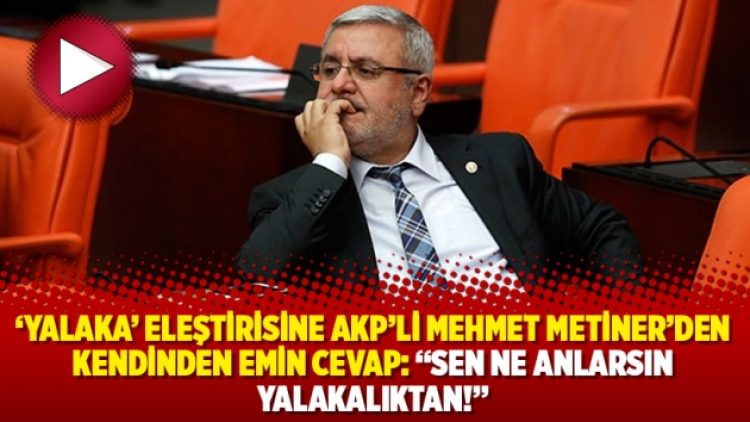 ‘Yalaka’ eleştirisine AKP’li Mehmet Metiner’den kendinden emin cevap:“Sen ne anlarsın yalakalıktan!”