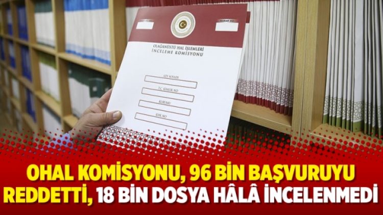 OHAL Komisyonu, 96 bin başvuruyu reddetti, 18 bin dosya hâlâ incelenmedi