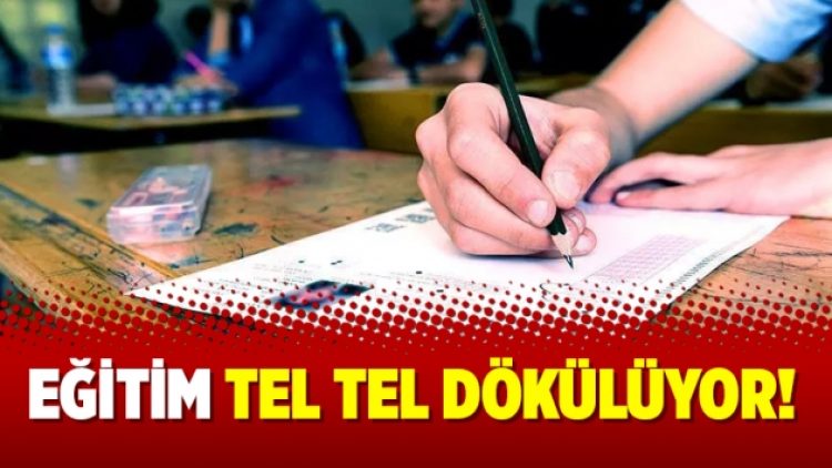 Eğitim tel tel dökülüyor!