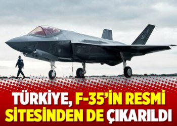 Türkiye, F-35’in resmi sitesinden de çıkarıldı