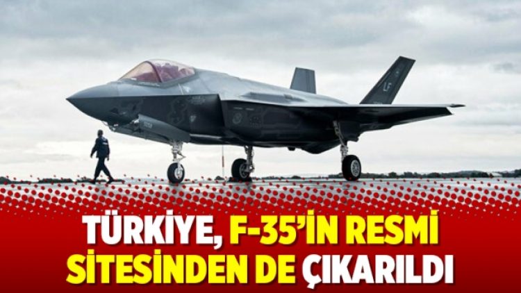Türkiye, F-35’in resmi sitesinden de çıkarıldı