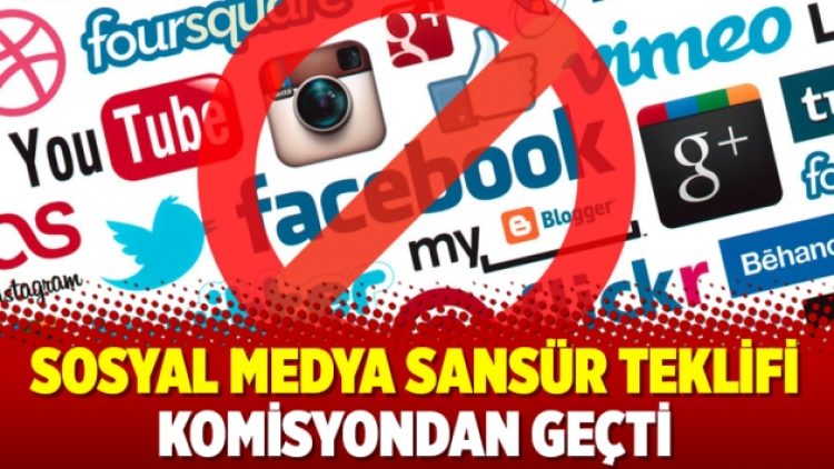 Sosyal medya sansür teklifi komisyondan geçti