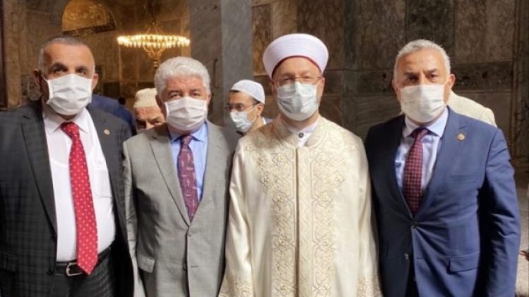 Ayasofya’da açılışa katılan AKP’li Şanverdi’nin Korona testi pozitif çıktı