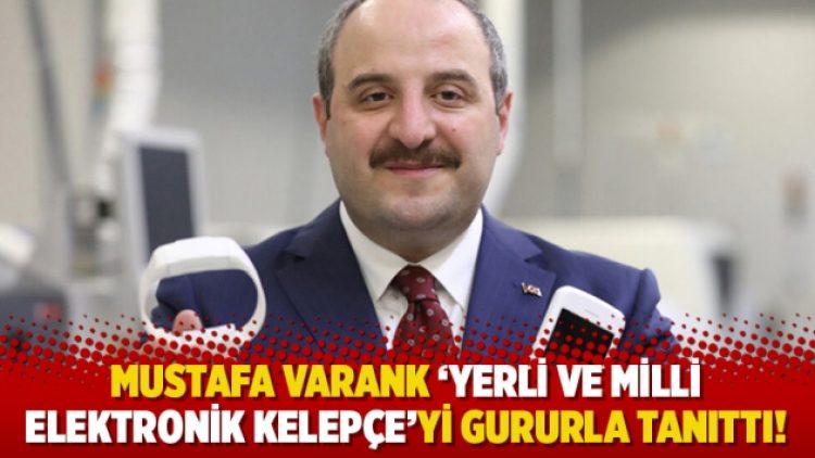 Mustafa Varank ‘yerli ve milli elektronik kelepçe’yi gururla tanıttı!