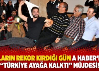 Doların rekor kırdığı gün A Haber’den “Türkiye ayağa kalktı” müjdesi!