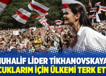 Muhalif lider Tikhanovskaya: Çocuklarım için ülkemi terk ettim