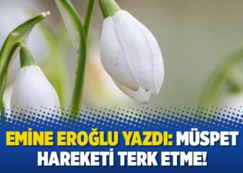 Emine Eroğlu yazdı: Müspet hareketi terk etme!