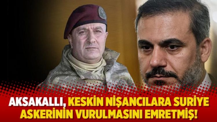 Aksakallı, keskin nişancılara Suriye askerinin vurulmasını emretmiş!