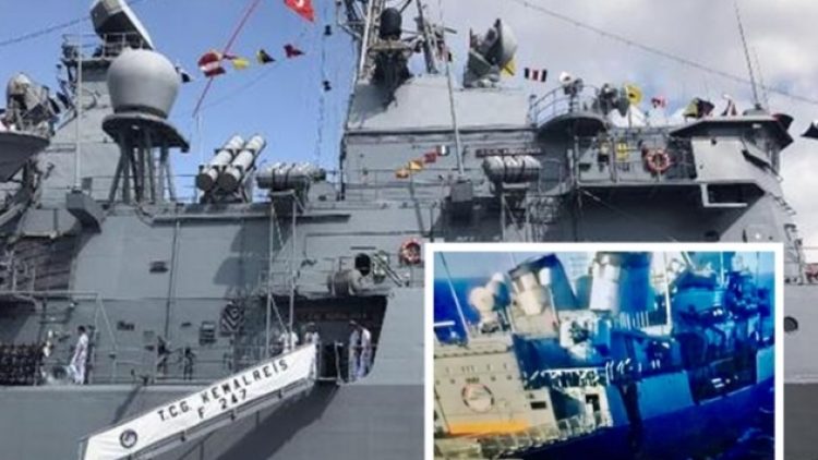 ‘Yunan gemisiyle sürtüşen Kemal Reis fırkateyninde çatlak oluştu’