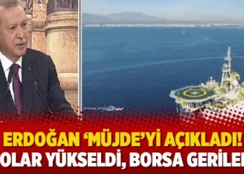 Erdoğan ‘müjde’yi açıkladı! Dolar yükseldi, Borsa geriledi
