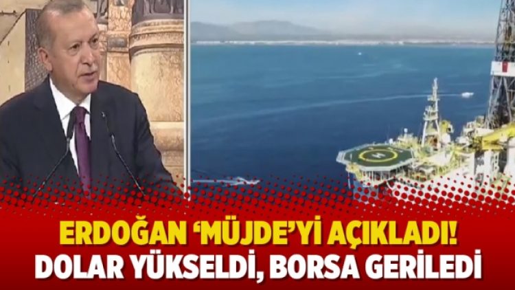 Erdoğan ‘müjde’yi açıkladı! Dolar yükseldi, Borsa geriledi