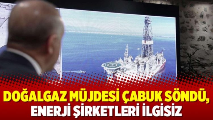Doğalgaz müjdesi çabuk söndü, enerji şirketleri ilgisiz