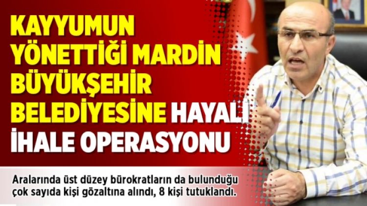 Kayyumun yönettiği Mardin Büyükşehir Belediyesine hayali ihale operasyonu