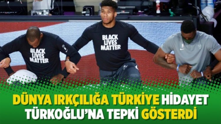 Dünya ırkçılığa Türkiye Hidayet Türkoğlu’na tepki gösterdi