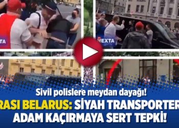 ‘Siyah Transporter’la adam kaçırmaya tepki sert oldu: Sivil polislere meydan dayağı!